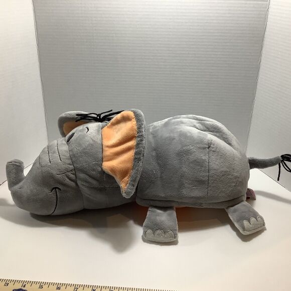 Flip a Zoo Reversible Plush Theodore Tiger and Emma Elephant 17 Inches Long - Picture 3 of 9